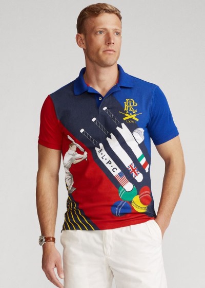 Men's Polo Ralph Lauren Classic Fit Cricket Mesh Polos | 584731PDQ